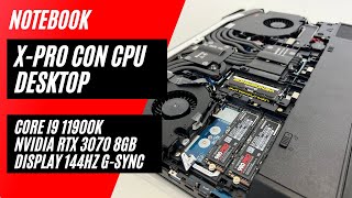 Laptop XPro  i9 11900K Desktop cpu  GeForce RTX 3070  Benchmark amp Test [upl. by Fulks]