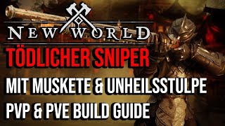 New World  Tödlicher Sniper mit der Muskete  Build Guide  PVP amp PVE  Deutsch  Mottenmann [upl. by Aihseken]