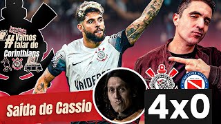 MELHOR JOGO DO CORINTHIANS NA TEMPORADA OPINIÃO SOBRE A SITUAÇÃO DE CÁSSIO [upl. by Ardnued]