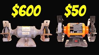 BENCH GRINDER  MOST EXPENSIVE vs CHEAPEST [upl. by Xuaeb]