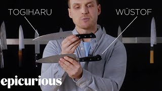 Knifemaker Explains The Difference Between Chefs Knives  Epicurious [upl. by Yecac606]