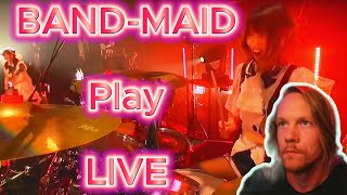 GREAT STRUCTURE BANDMAID  Play LIVE Singer Reacts [upl. by Alida]