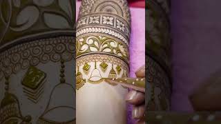 Beautiful mehandi design  mehandi workyoutubeshortsshortvideo trending video [upl. by Sayette]