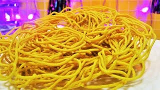 कुरकुरीत शेव  Shev Recipe by madhurasrecipe  Diwali Recipe  How to make Sev [upl. by Shelbi]