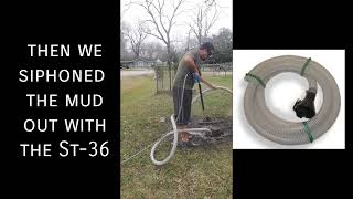 How To Use A Power Washer To Dig For A Water Line [upl. by Eybbob]