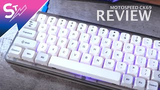 Motospeed CK69 Mechanical Keyboard Review A quotHekkaquot a Deal [upl. by Netsuj]