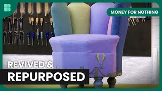 Upcycling 1930s Chair  Money For Nothing  Reality TV [upl. by Cliff181]