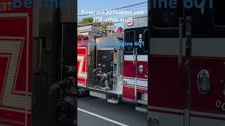 Bellmore Fire Department Engine 601 in the 6th Battalion Parade 2024 [upl. by Ahsikan]