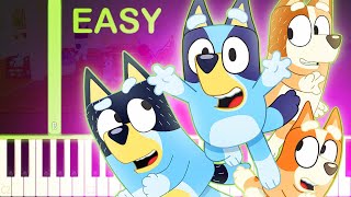 Magic Xylophone  BLUEY THE VIDEOGAME  EASY Piano Tutorial [upl. by Itsyrc899]