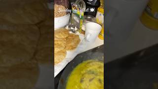 Sunday Brunch🍽️sunday minivlog trendingshorts pooribhaji dailyvlog sundayspecialdayinmylife [upl. by Egoreg543]