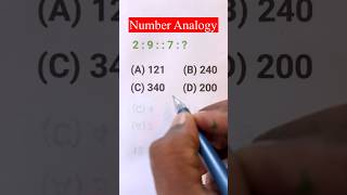 ssc gd number analogy questions short trick  Reasoning Analogy Questions  mantu study centre [upl. by Crosse]