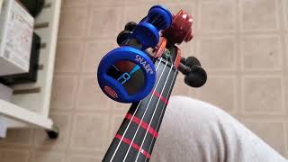 Tuning Violin with Snark SN1X Clip On Chromatic Tuner [upl. by Yngad723]