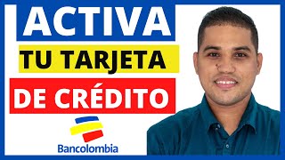 Como activar tarjeta de crédito Bancolombia  Sucursal Virtual 2022 Bancolombia VisaGOLD [upl. by Mulvihill]