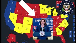 Kamala Harris VS TrumpVance 2024 Presidential Election Prediction Based on Latest Polls [upl. by Sammie252]