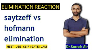 Elimination reactions  complete concept  saytzeff vs hofmann elimination  haloalkanes  class 12 [upl. by Biebel]