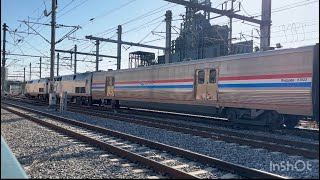 Denver Union Station CO Railfanning Amtrak California Zephyr 5 RTD Rails and BNSF 083024 🚄🚃🚋🚂 [upl. by Skipp]