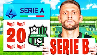 RICOSTRUISCO IL SASSUOLO dopo la RETROCESSIONE in SERIE B [upl. by Portugal587]