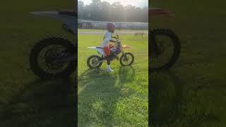 Ktm 85 big wheel launch automobile clean dirtbike customwhips [upl. by Aileen]