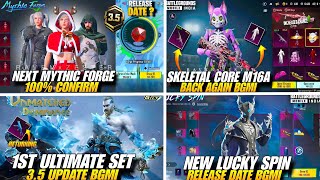 Next Mythic Forge 35 Update Bgmi  Bgmi New Lucky Spin  A10 Royal Pass Bgmi  Next Ultimate Set [upl. by Gosney801]