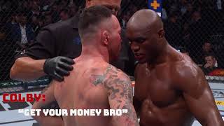 Usman vs Covington 2 What Was Said After RD 5  Miragliotta Stops Fighters from Kissing [upl. by Etteoj907]