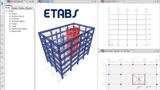 ETABS  03 Introductory Tutorial Concrete Watch amp Learn [upl. by Yerffeg]