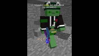 Nunca use XRay no Servidor do Amigo minecraft xray survival memes gaming [upl. by Anile]