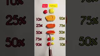 COLOR Mixing Part5 Red Vs Yellow colormixing colors [upl. by Sena159]