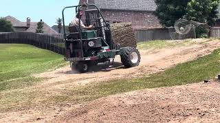 Navigator art4000 forklift backing down a hill [upl. by Oecile]