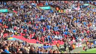 Chesterfield FC Fans making some noise at Wembley 2023 [upl. by Tirzah]