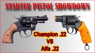 Champion amp Alfa 22 Starter Pistol Comparison Full HD [upl. by Ssidnak]