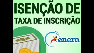 Pedido de Isenção do Enem 2019 Mudou Veja  Prof Nildo Mello [upl. by Oetam]