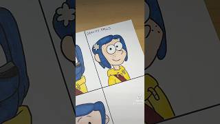 Coraline in 6 Cartoon Styles Part 5 shorts coraline halloween [upl. by Delaine]