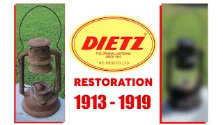 Restoration of Dietz No 2 DLite Large Fount lantern [upl. by Anderer411]