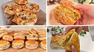 4 Recettes avec de la Pâte Feuilletée très Facile et Rapide 😋 Recette salée express [upl. by Asital680]