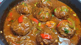 MEATBALLS amp GRAVY  recipe [upl. by Akkinahs]