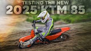 Testing the BRAND NEW 2025 KTM 85 SX [upl. by Terrene]