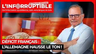 Déficit français  l’Allemagne hausse le ton [upl. by Eldwun723]