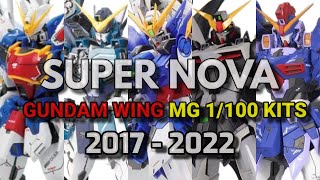 SUPER NOVA  Every Master Grade Gundam Wing Kits released from 2017 to 2022 [upl. by Lynn576]