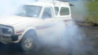 MITSI L200 BURNOUT  THE COWSHED [upl. by Arrehs237]