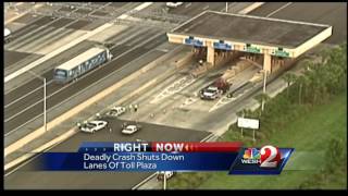 Fatal toll booth crash believed to be suicide [upl. by Everard818]