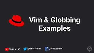 29 Examples of Vim and Globbing  RHCSA RHEL 8 [upl. by Mairhpe]