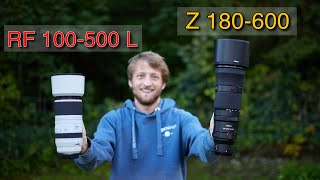 An unfair comparison Nikon 180600 vs Canon 100500 for wildlife photography [upl. by Nera59]