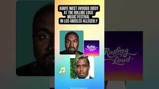 Kanye West Avoided Diddy At Rolling Loud Music Festival In Los Angeles [upl. by Adaliah470]