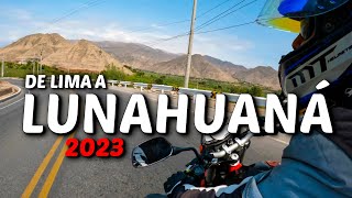 Ruta a Lunahuaná en moto desde Lima  Rutas cortas cerca a Lima Perú Benelli tnt 25 [upl. by Oiziruam]