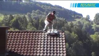 Roof Cleaning  Dachreinigung  Mosmatic Switzerland [upl. by Arella]