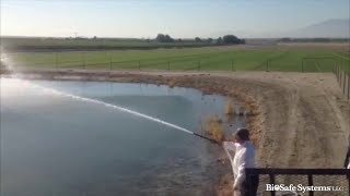 Agriculture Irrigation Pond Application with GreenCleanPRO [upl. by Eniac]