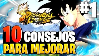 🔥10 CONSEJOS para MEJORAR en DRAGON BALL LEGENDS  Guía Definitiva [upl. by Venetia]