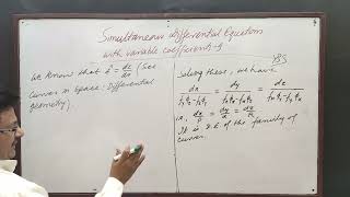 Simultaneous Differential Equations with Variable Coefficients 9by Yogendra Bahadur Singh [upl. by Eicaj41]