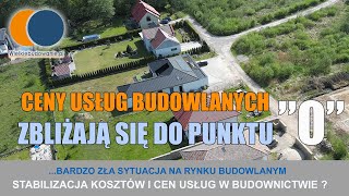 Wiadomości Budowlane Maj 2023 3 Zmiany ceny usług budowlanych zbliżają się do punktu zero [upl. by Bunni10]