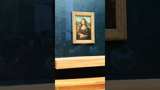 Mona Lisa painting 🖼️ monalisa painting naturalsmile louvremuseum paris parisfashion [upl. by Aik]